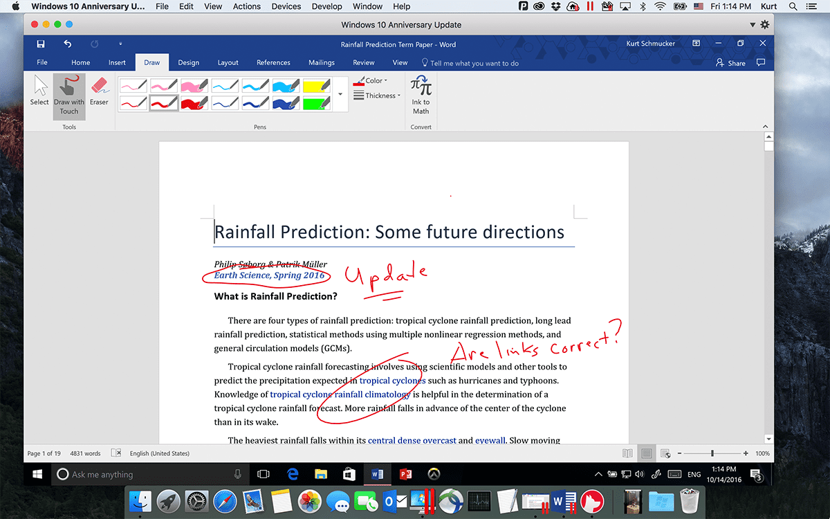 word for mac no format tab